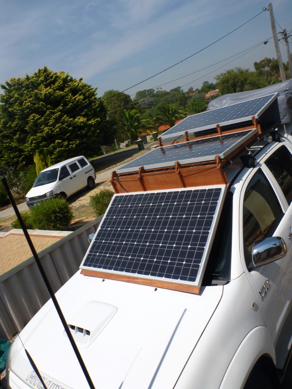 solar panels deployed on roof