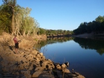 fishing daly river at oolloo crossing