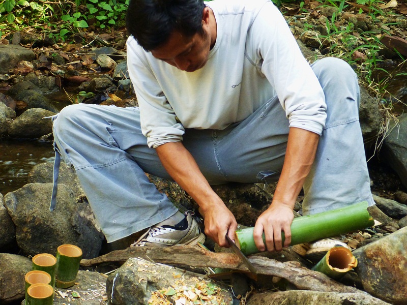guide making bamboo cups