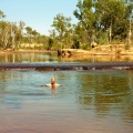 swimming at gibb river crossing
